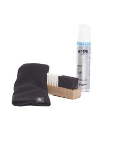 Kit Shoter Espuma Limpadora Cepillo Paño para Gorras