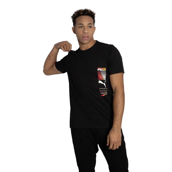 Remera Puma Graphics Multicolor Sportstyle