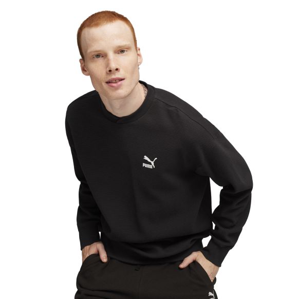 Buzo Puma Classics Waffle Crew Sportstyle