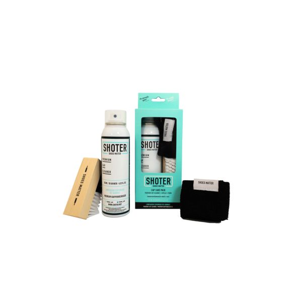 Kit Shoter Limpadora Cepillo Paño para Gorras